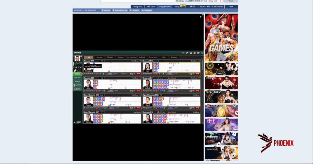 Live casino