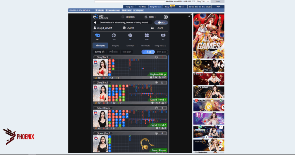 Live casino