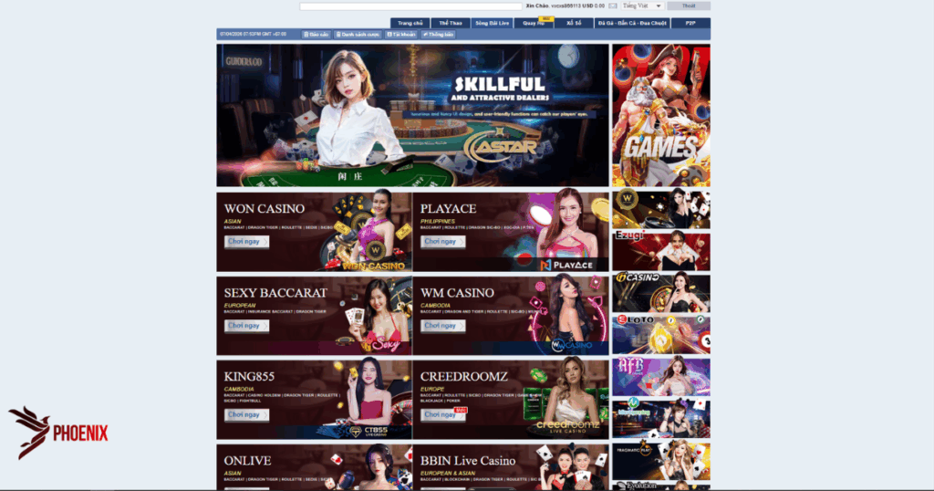 Live casino