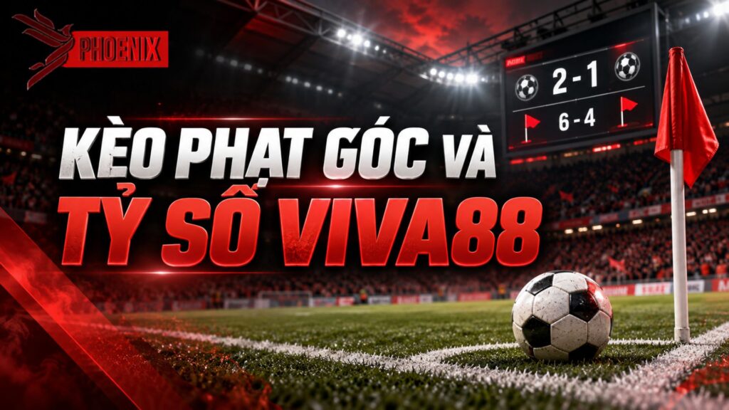 kèo phạt góc và tỷ số viva88, số quả phạt góc VIVA88, mốc kèo VIVA88